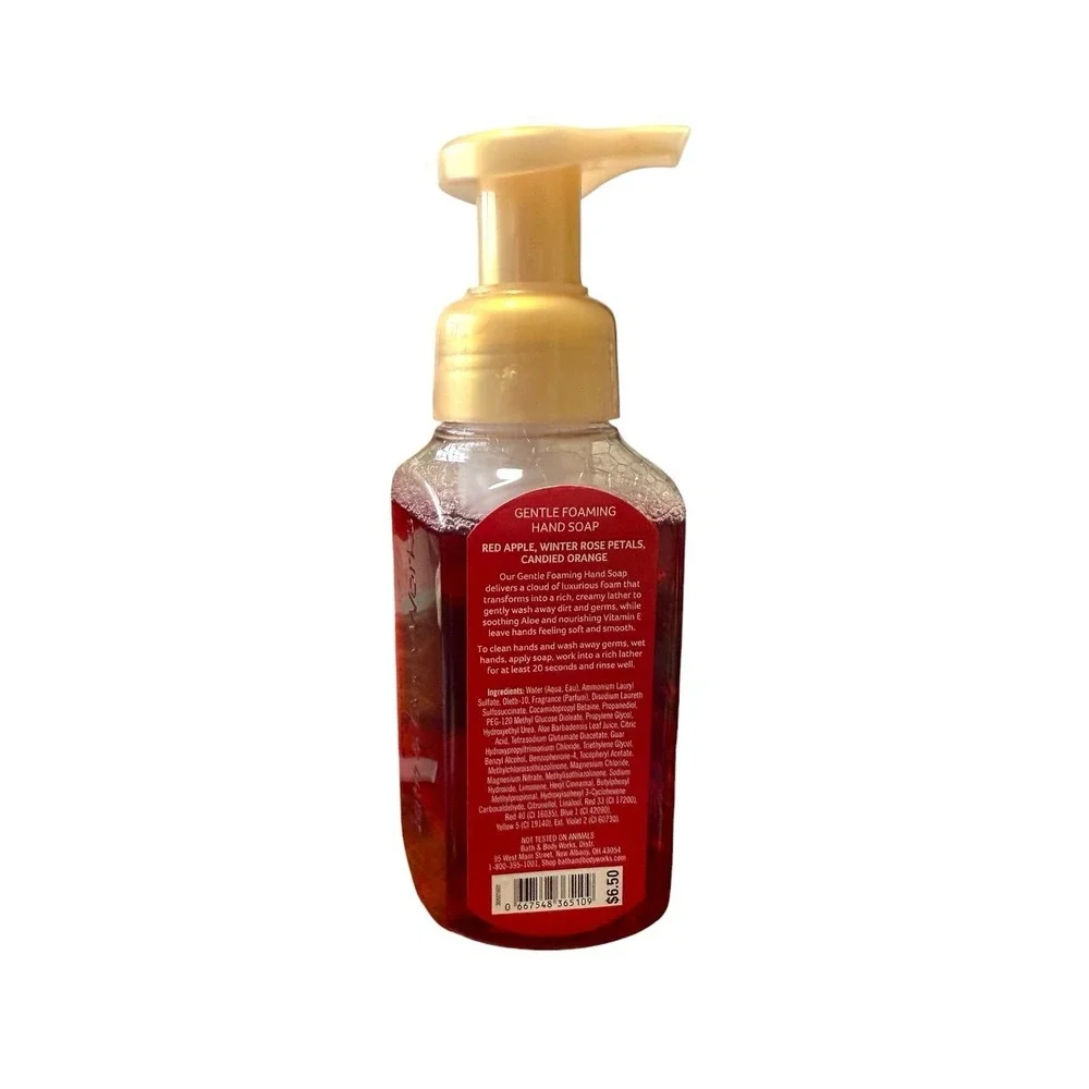 Bath & Body Works Gentle Foam Soap - Winter Candy Apple Limited Edition